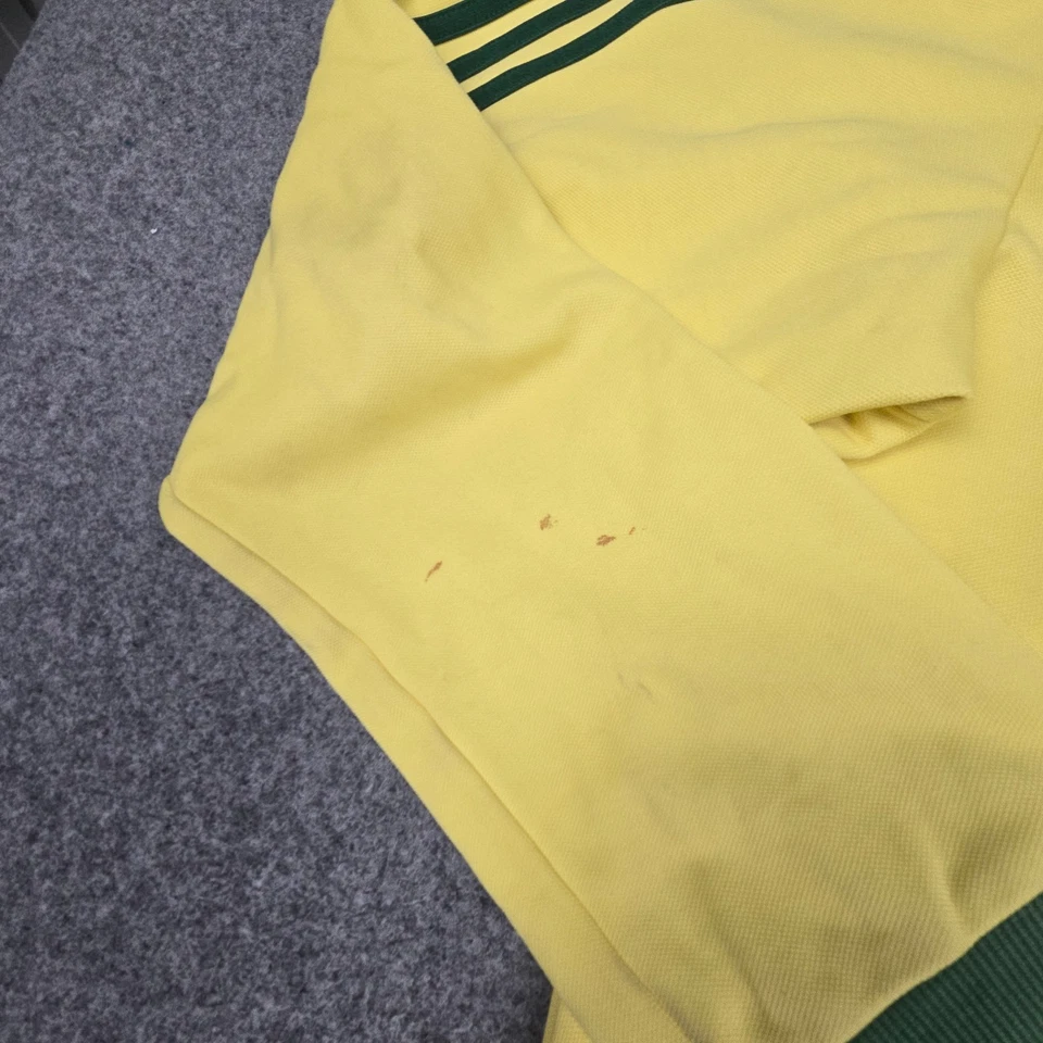 Jaqueta Adidas Track Masculina GRANDE Amarela Love Marrakesh Manga Longa Zíper Completo Tamanho G - Imagem 4 de 4