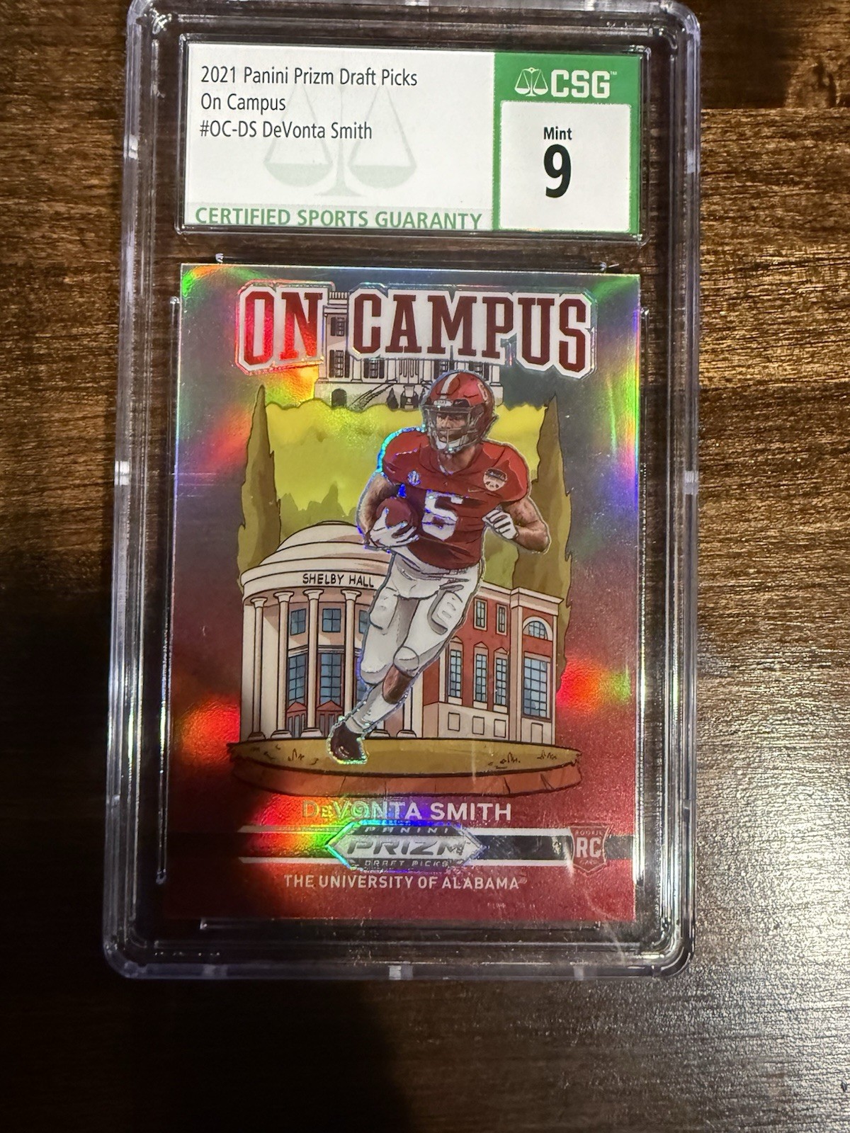 2021 Panini Prizm Draft Picks | On Campus DeVonta Smith RC