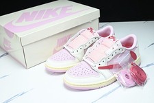Jo*dan 1 Retro Low SP Travis Scott Sail Tropical Pink IQ7604-101 Men's  4-14