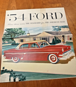FREE SHIP! Gorgeous Original 1954 Ford More than Ever The Standard Marketing