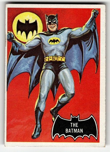 1966 Topps Batman Black Bat #1A