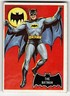 1966 TOPPS BATMAN SERIES A THE BATMAN #1A BLACK BAT LOGO HIG
