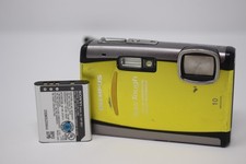 Olympus Stylus Tough 6000 Digital Camera 10MP Waterproof Yellow Tested w/Batt