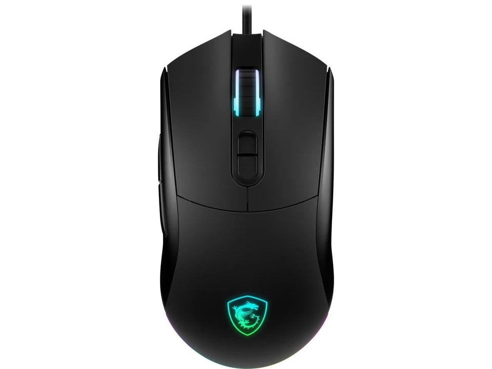 MSI Forge GM320 Gaming Mouse - Up to 12,800 DPI, 6 DPI presets, 1KHz Report - Image 2 of 4