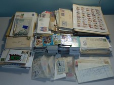 ENORMOUS US STAMP & COVER LOT ALSO SPORTSCARDS OLD DOCS FROM MIDWEST ESTATE