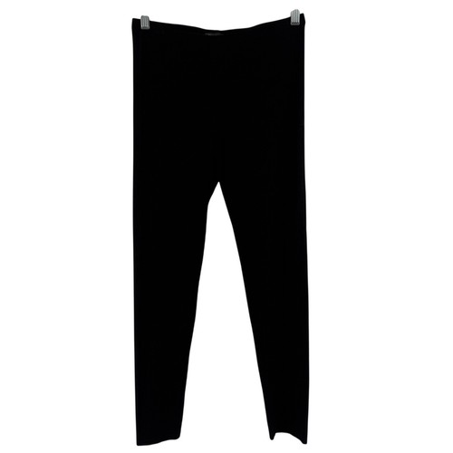 Eileen Fisher, Eileen Fisher Black Ponte Knit Slim Leggings XS P6631M Made in USA Womens