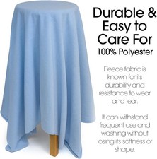 Polar Fleece FabricThe Yard BABY BLUE - Soft Anti-Pill, Warm Cozy Material