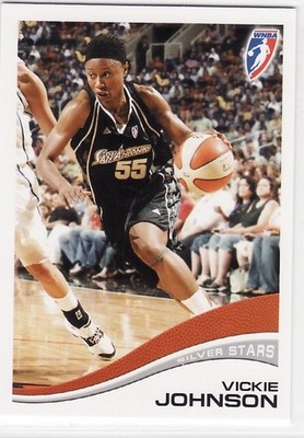 2007 Rittenhouse WNBA Card #43 - Vickie Johnson - San Antonio Silver Stars