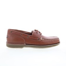 Rockport Perth K55031 Mens Brown Wide Leather Loafers  Slip Ons Boat Shoes