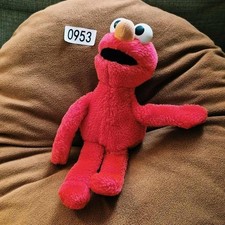Sesame Street Elmo Plush Stuffed Animal Toy Red Soft 14 inch 0953