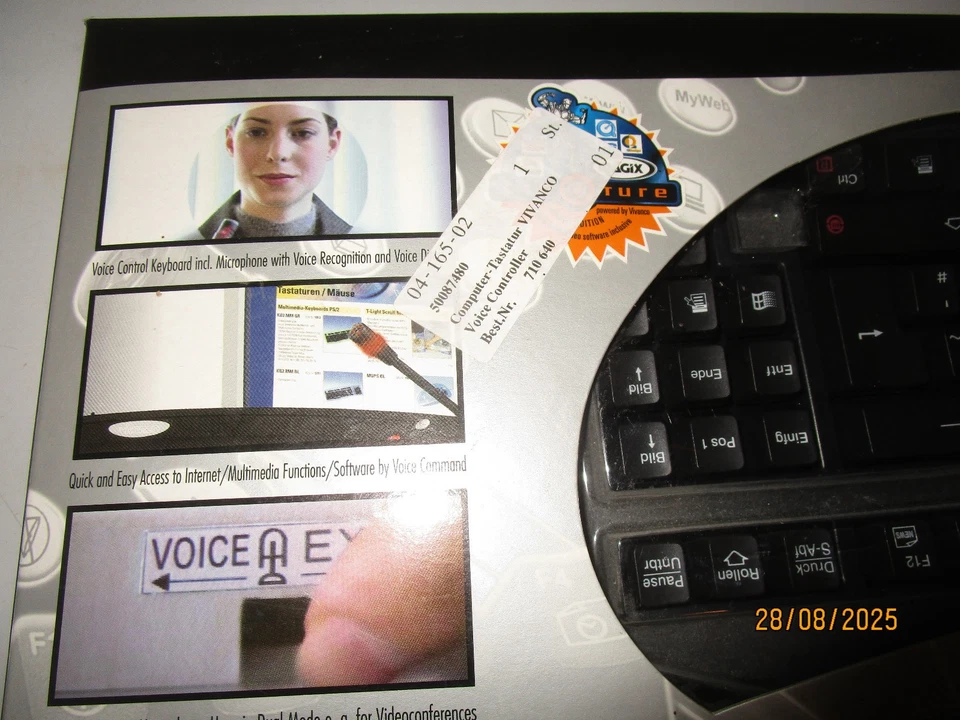 Vivanco TASTATUR Sprachgesteuert PS/2 WINDOWS PCs mit Anleitung - Bild 4 von 4