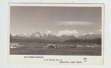 Lake Tahoe, NV - Airport Real Photo RPPC Nevada 
