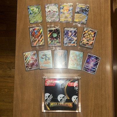 Mega Evolution Enhanced Booster Box, 5 IR Rares, 7 Sealed Promos, Acerolas Mis++
