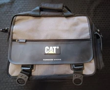 CAT Forward Mining Leed's Brand Canvas Laptop Messenger Shoulder Bag