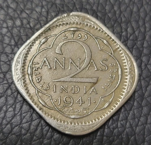 1941 British India 2 Annas — photo from the most recent tracked eBay sale
