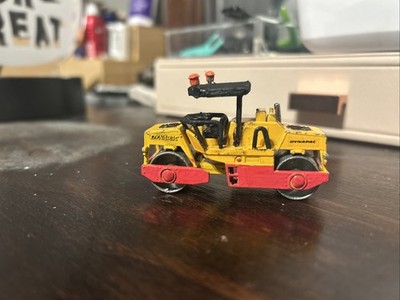 Vintage Tomica Dynapac CC-21  Restored, Modernized And Weathered 1/62 Scale