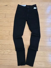 BDG | monochrome black twig high rise fitted skinny pants | WMS 26