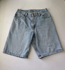 Vintage 90s Bugle Boy Jeans Shorts Men's Size 27 Blue Denim