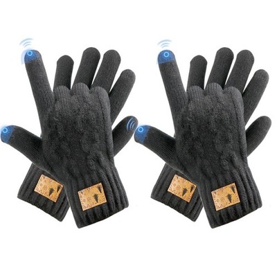 2 Pairs Winter Gloves for Men Women, Upgraded Touchscreen Gloves, Cold Weathe...