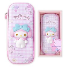 MEADOW Kawaii Pencil Case, Squishy Cute Anime Cosmetic Bag Pouch Pink 