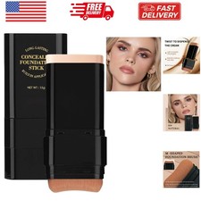 Foundation Stick, 2 in 1 Dual-Ended Long-Lasting Concealer Foundation Stick, ...