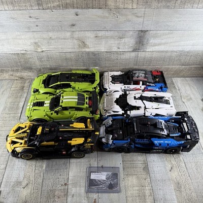 LEGO Racing Technic Cars Lot 42123, 42138, 42151, 42153, 42161, 42184 Assembled