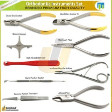 Orthodontic Band Pusher Seater Gauge Hard Wire Cutter Distal End Weingart Plier