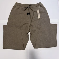 FEAR OF GOD ESSENTIAL Heather Gray Sweat Pants Size Large New Men's