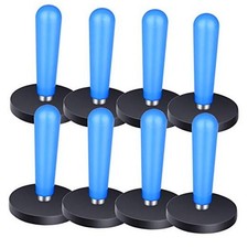 8PCS Car Vinyl Wrap Gripper Magnet Holder Tints Tool, Car Wrapping Blue-8pcs