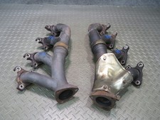 1987-1991 Porsche 928 S4 5.0l V8 Engine Left Right Exhaust Manifold Set Of 2