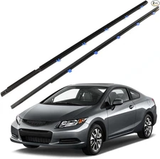 4Pcs Weatherstrip, Window Moulding Trim Seal Belt Compatible with Sedan 2012-20