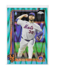 2025 Topps Chrome Baseball Tylor Megill Green Wave Refractor/#USC153/#D199