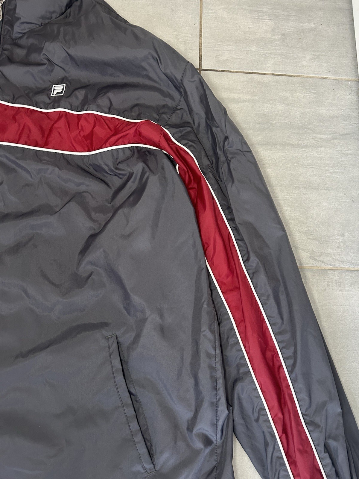 Giacca a vento leggera Fila full zip track jacket uomo XL