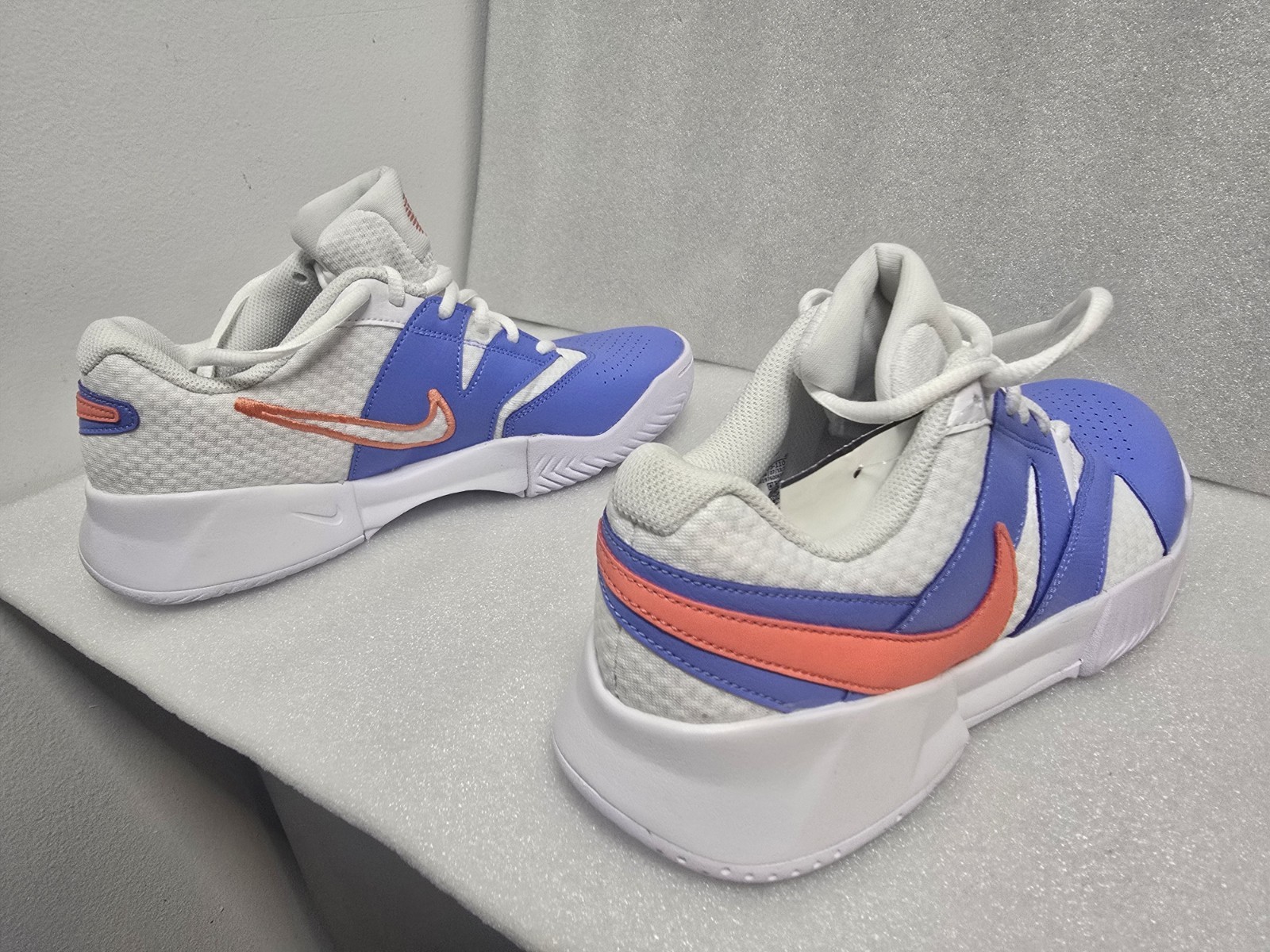 Nike FD6575-110 Men's Tennis Shoes Blue White Orange Medium US Size 9 thumbnail 5