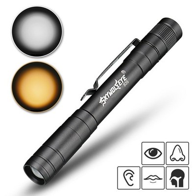 Helle Dual Source LED Taschenlampe kompaktes Design für einfaches Tragen in für