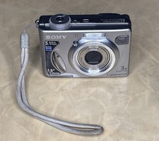 Sony Cyber-shot DSC-W5 5.1MP Digital Camera - Silver - Pls Read