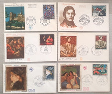 France,  Republic Francaise,  FDCs , - Year 1964, 1966 ( 2 ) , 1967, 1968 ( 2 )