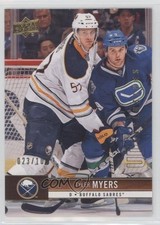 2012-13 Upper Deck UD Exclusives 23/100 Tyler Myers #20 0kg2