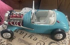 Vintage Large Barbie & Ken 1963 Roadster Hot Rod Car By Irwin Mattel