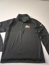 Nike Dri-FIT Quarter-Zip Black Track Jacket Men's Size L Activewear