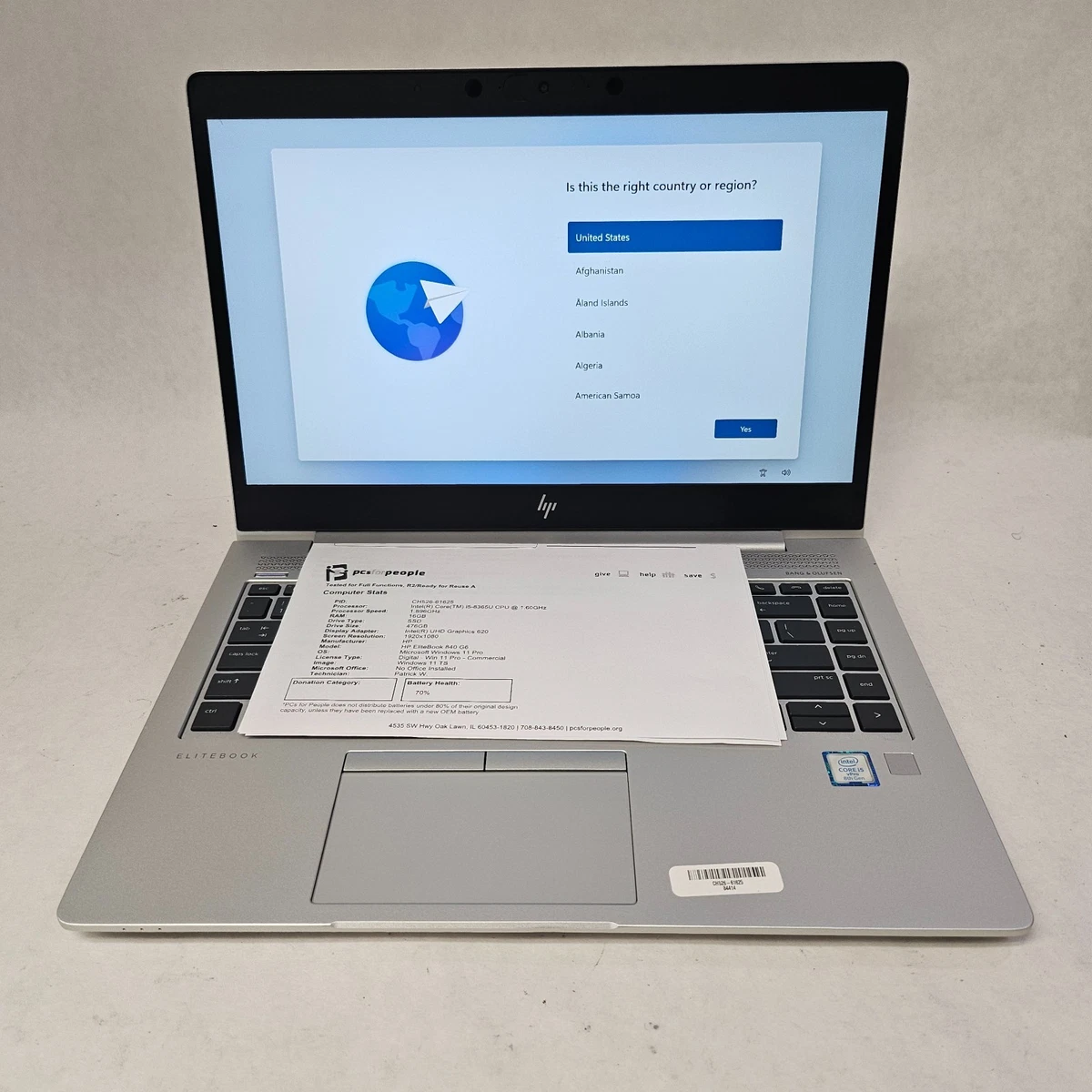 Intel Core i5 8th Gen. 16 GB RAM PC Laptops & Netbooks 512 GB SSD