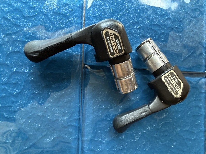 Suntour Barcon Shifters 6 Speed Accushift. Vintage bar end 
