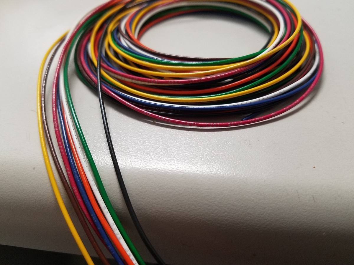 White 24 Awg Gauge Stranded Hook Up Wire Kit 500 Ft Reel Ul1007 300