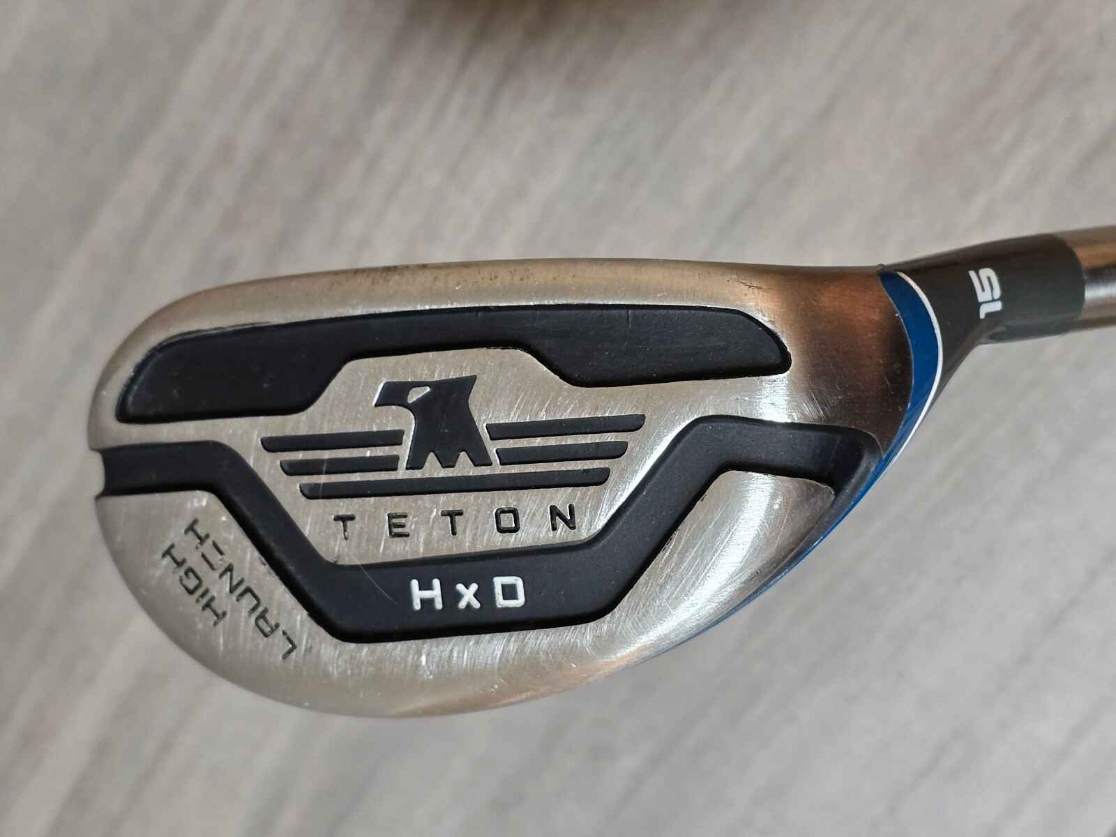 Teton HXD High Launch 15° Hybrid Driver Regular Flex RH 80g Torque 4.5