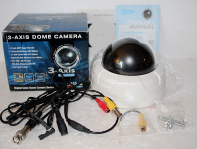 3-Axis Digital Color Dome Security Camera 1/3'' Sony Super HAD CCD SO3-HND49