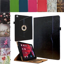 Case for 9.7 iPad 6th 5th Gen Air 1 2 Smart Rotating Magnetic cover with Pocket