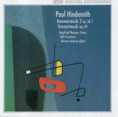 Paul Hindemith KAMMERMUSIK/KONZERTMUSIK Mauser  W. A. Albert | exzellent (C4359)