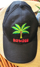 Hawaii Black Palm Tree Baseball Cap Hat SURFWARE Hawaii Great 100 Cotton