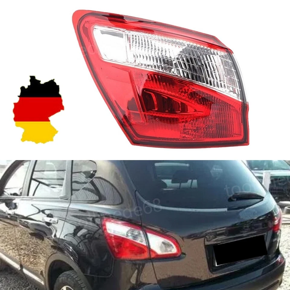 Links LED Rücklicht Rückleuchte Heckleuchte Für Nissan Qashqai +2 J10 2010-2014