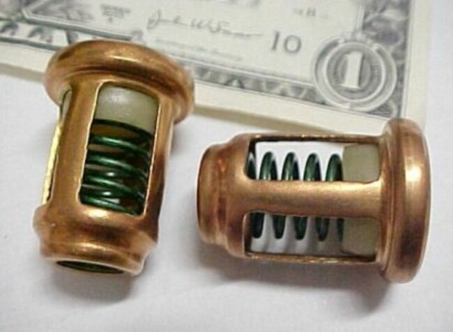 10 Caltherm Copper/Brass Pressure Relief Valves, Flare Fitting CT14-150-01, PSI